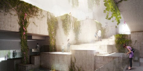 Museo Maya de America by Harry Gugger Studio and over,under